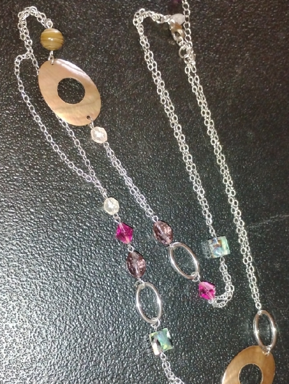 Silver Tone Lia Sophia Necklace - Picture 3 of 5